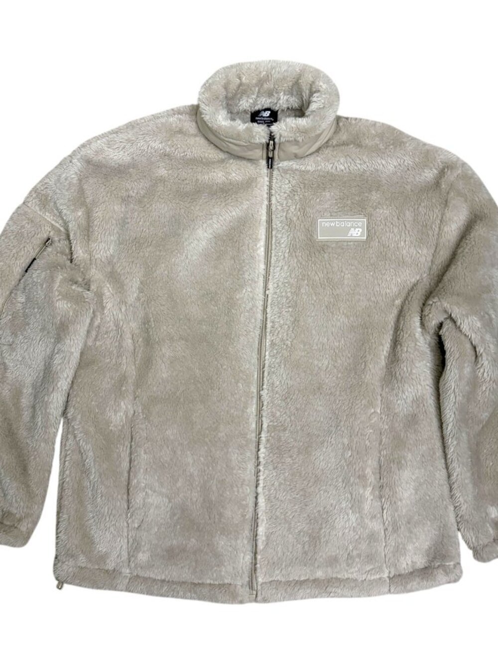 NEW BALANCE Faux Fur Fleece Soft Jacket Womens Small